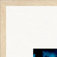 Bubbles and Sky Sticks Framed print 60x80 cm / 24x32″ Wood frame corner detail