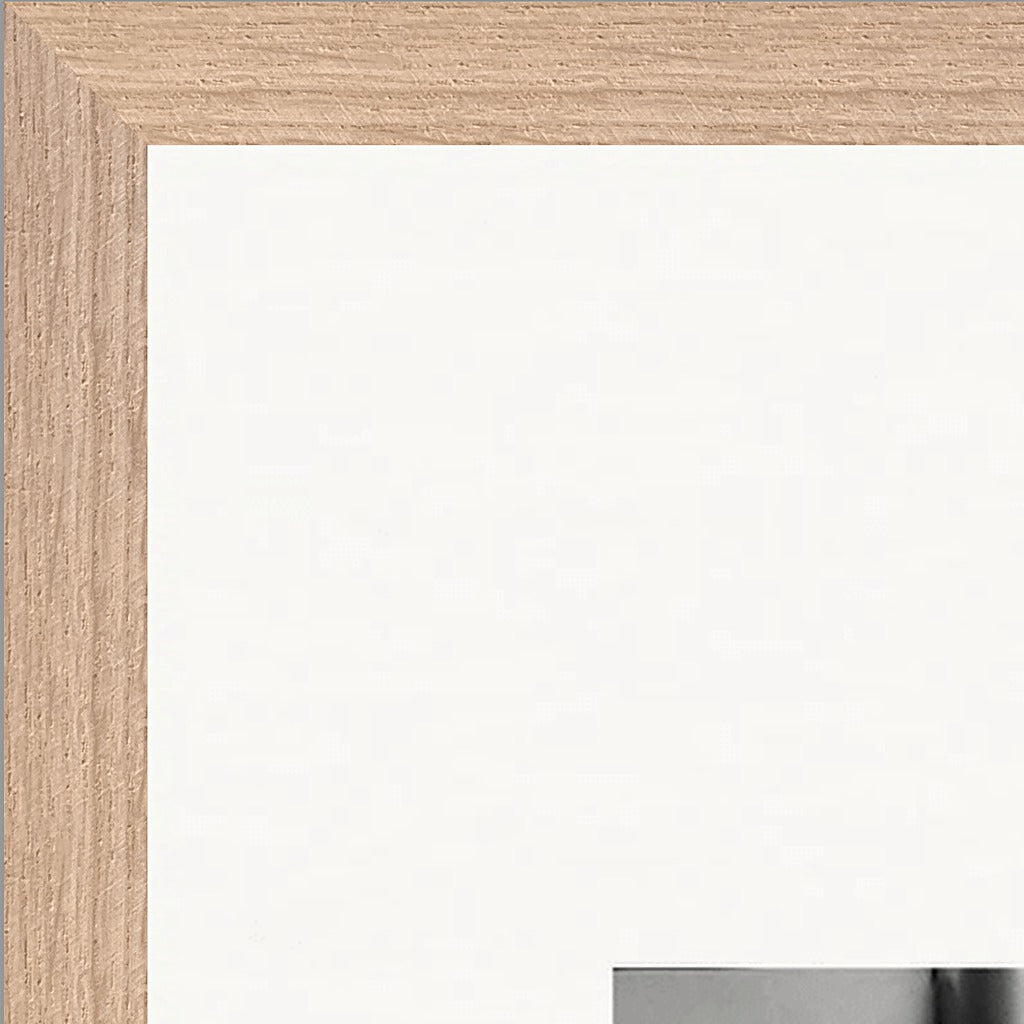 Synch'd Hands Framed print 60x80 cm / 24x32″ Wood frame corner detail