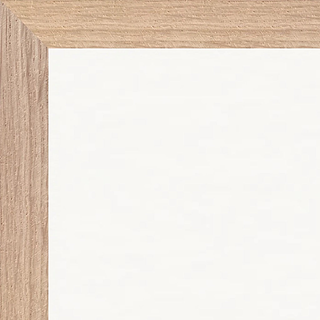 On the Road Framed print 60x80 cm / 24x32″ Wood frame corner detail