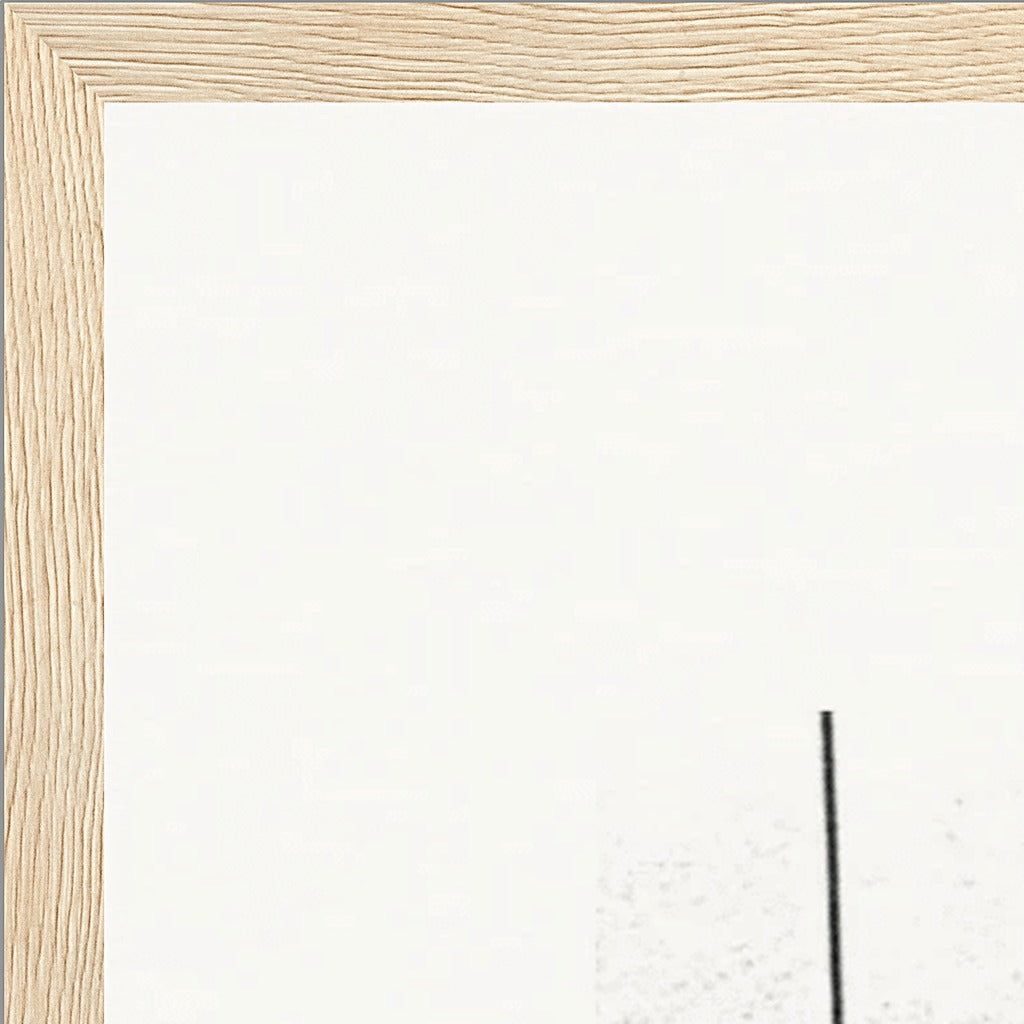 The Urban Matrix Framed print 60x80 cm / 24x32″ Wood frame corner detail