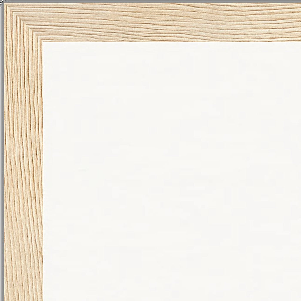 Chromatic Kiss Framed print 60x80 cm / 24x32″ Wood frame corner detail