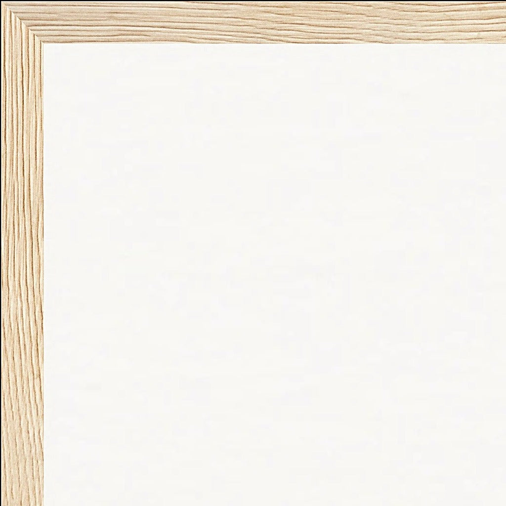 The Space We Share Framed print 60x80 cm / 24x32″ Wood frame corner detail