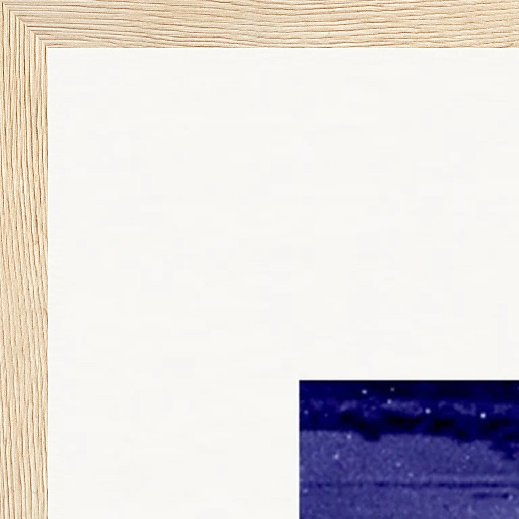 The Unwritten Path Framed print 60x80 cm / 24x32″ Wood frame corner detail