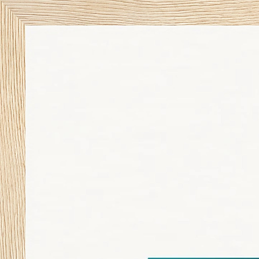 Around and Around Framed print 60x80 cm / 24x32″ Wood frame corner detail