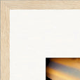 Cosmic Reflections Framed print 60x80 cm / 24x32″ Wood frame corner detail