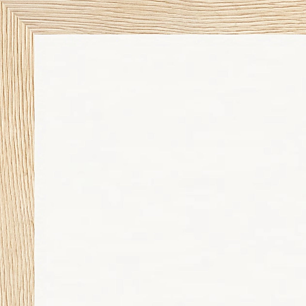 Hat On Framed print 60x80 cm / 24x32″ Wood frame corner detail