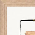 Kiss My Ass Framed print 60x80 cm / 24x32″ Wood frame corner detail