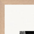 This is Where He Stood Framed print 60x80 cm / 24x32″ Wood frame corner detail