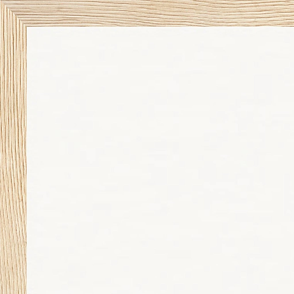 Face It Framed print 60x80 cm / 24x32″ Wood frame corner detail