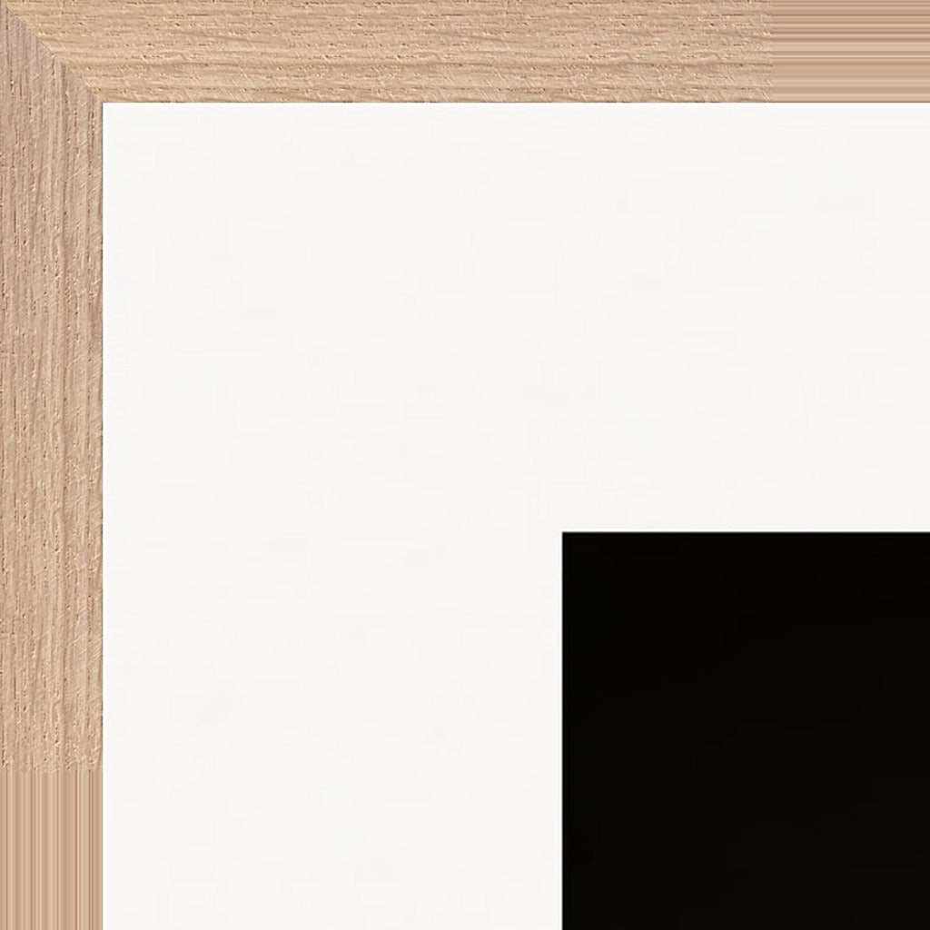 A Dreamer’s Strength Framed print 60x80 cm / 24x32″ Wood frame corner detail