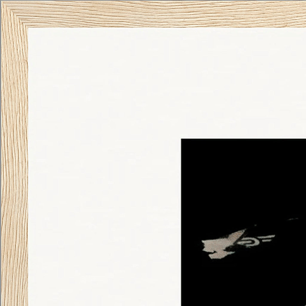Vibe of Life Framed print 60x80 cm / 24x32″ Wood frame corner detail