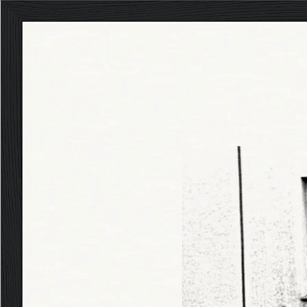 The Urban Matrix Framed print 60x90 cm / 24x36″ Black frame corner detail