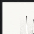 The Urban Matrix Framed print 60x90 cm / 24x36″ Black frame corner detail
