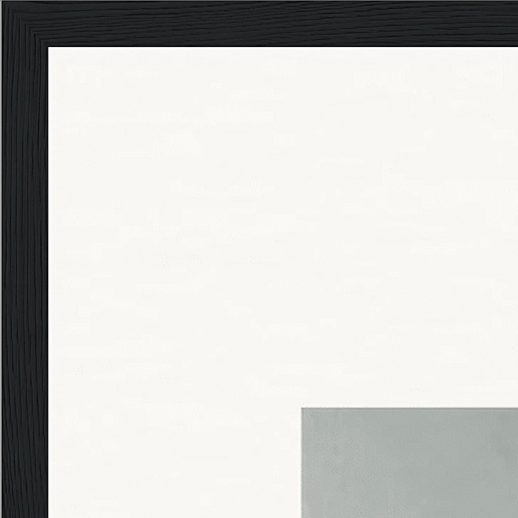 Everyday Hero Framed print 60x90 cm / 24x36″ Black frame corner detail
