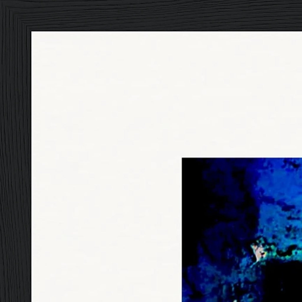 Web of Colours Framed print 60x90 cm / 24x36″ Black frame corner detail