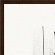 The Urban Matrix Framed print 60x90 cm / 24x36″ Dark wood frame corner detail