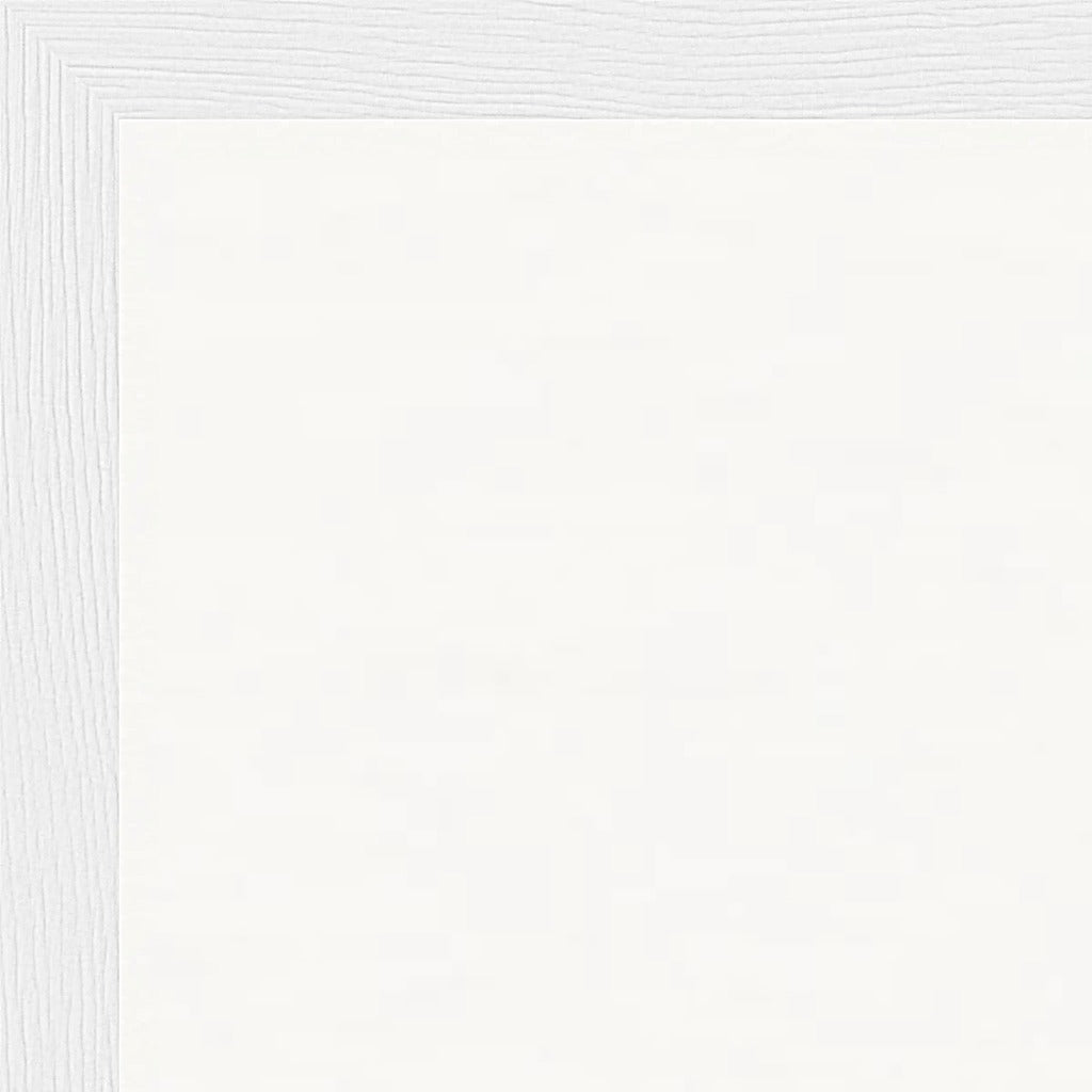 The Unwritten Path Framed print 60x90 cm / 24x36″ White frame corner detail