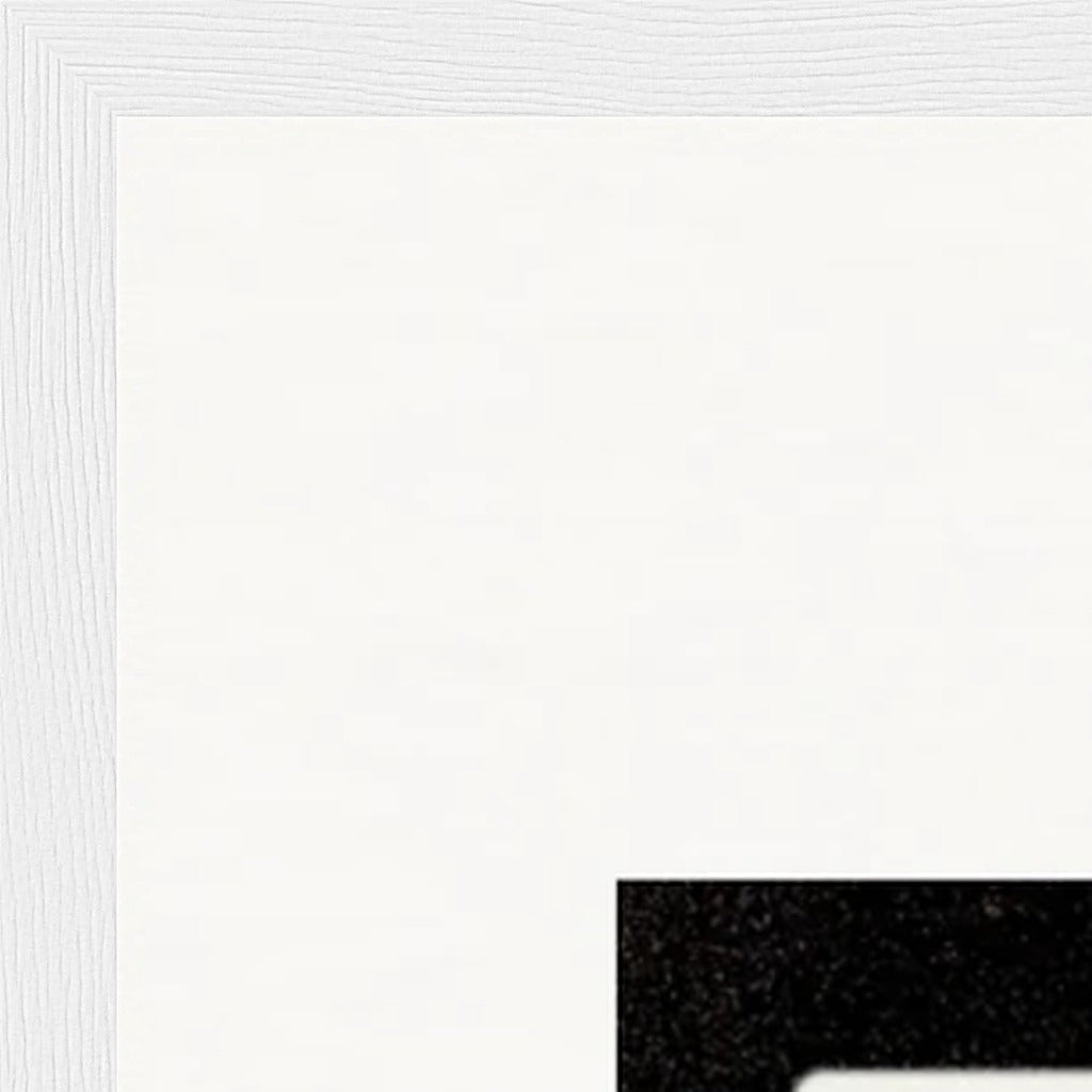 Little Secret Framed print 60x90 cm / 24x36″ White frame corner detail