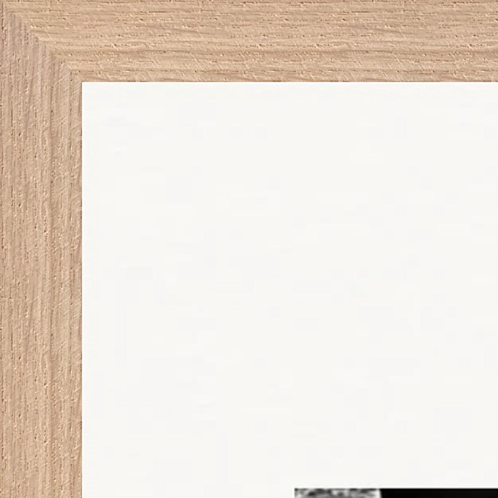 This is Where He Stood Framed print 60x90 cm / 24x36″ Wood frame corner detail