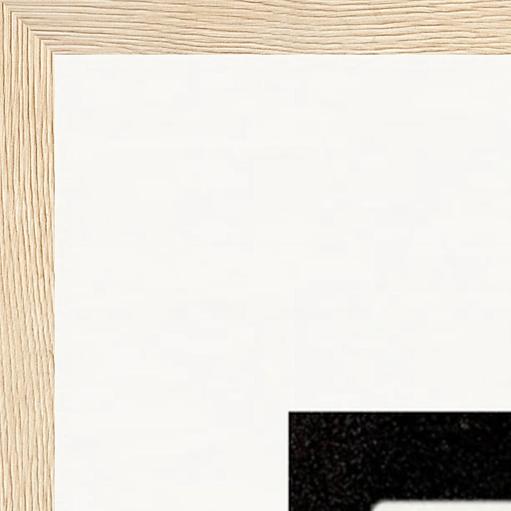 Little Secret Framed print 60x90 cm / 24x36″ Wood frame corner detail