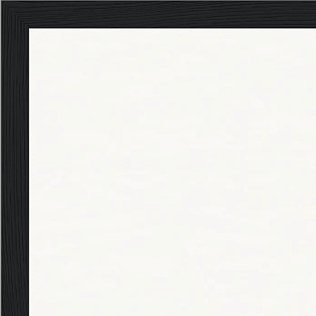 Synch'd Hands Framed print 70x100 cm / 28x40″ Black frame corner detail