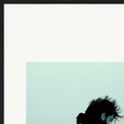 Misty Mind Framed print 70x100 cm / 28x40″ Black frame corner detail