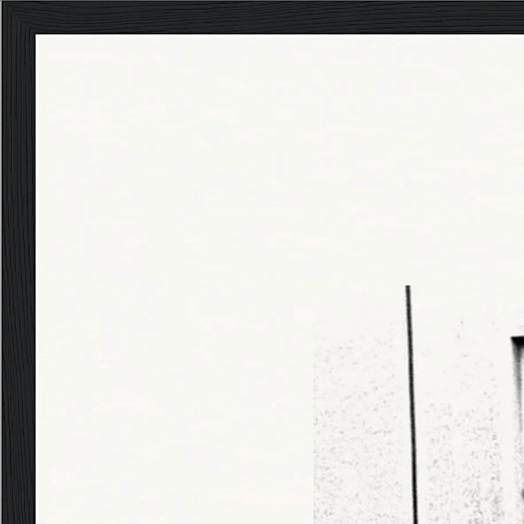 The Urban Matrix Framed print 70x100 cm / 28x40″ Black frame corner detail