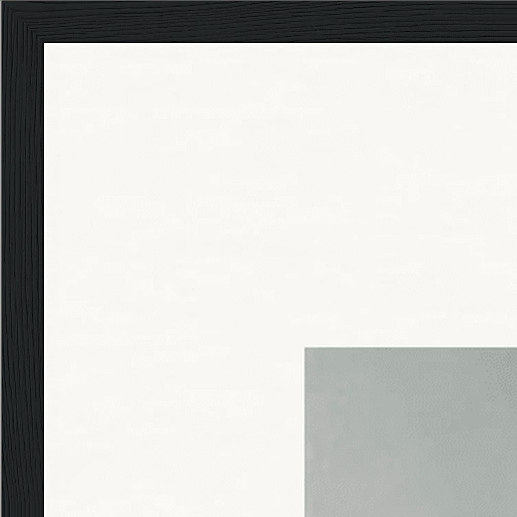 Everyday Hero Framed print 70x100 cm / 28x40″ Black frame corner detail