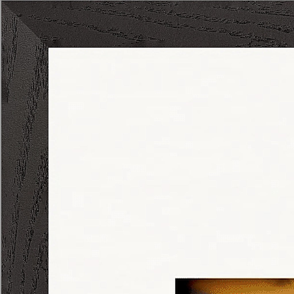 Cosmic Reflections Framed print 70x100 cm / 28x40″ Black frame corner detail