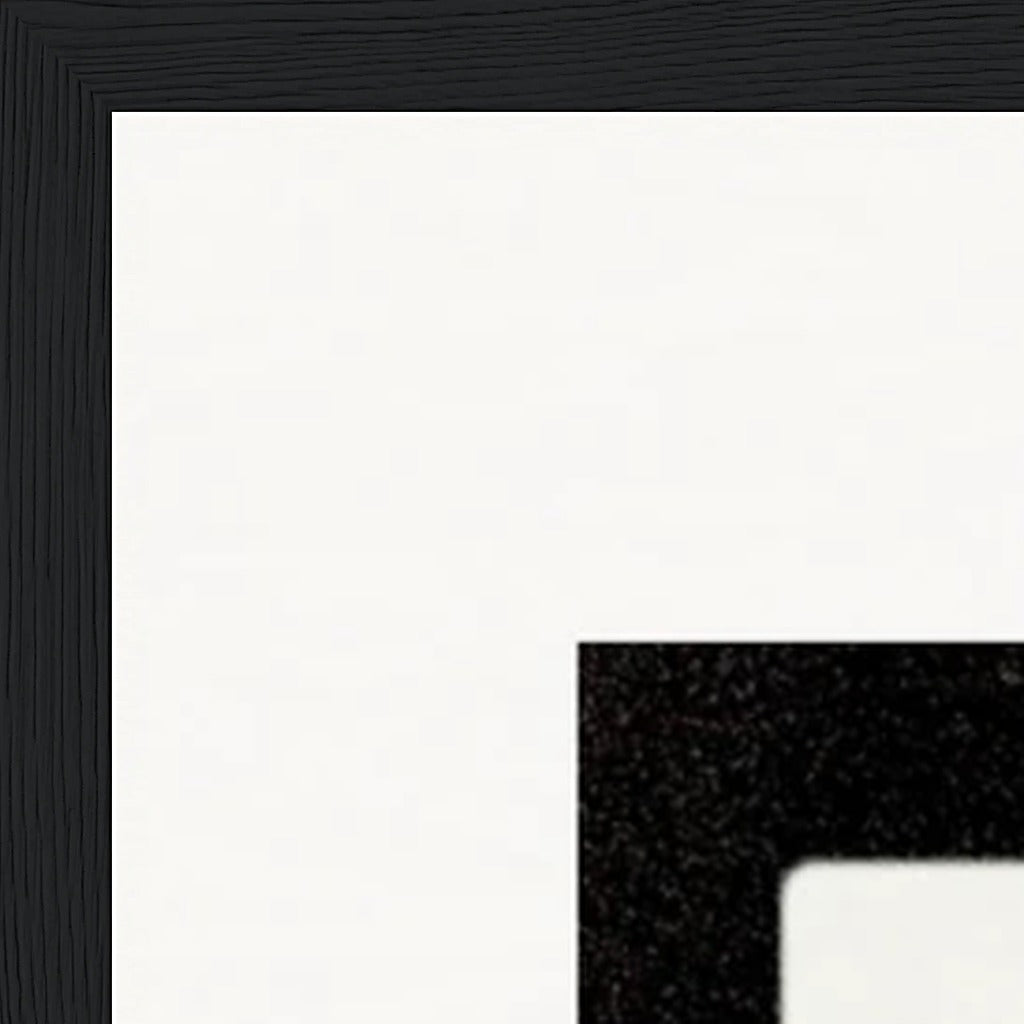 Little Secret Framed print 70x100 cm / 28x40″ Black frame corner detail