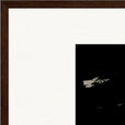 Vibe of Life Framed print 70x100 cm / 28x40″ Dark wood frame corner detail