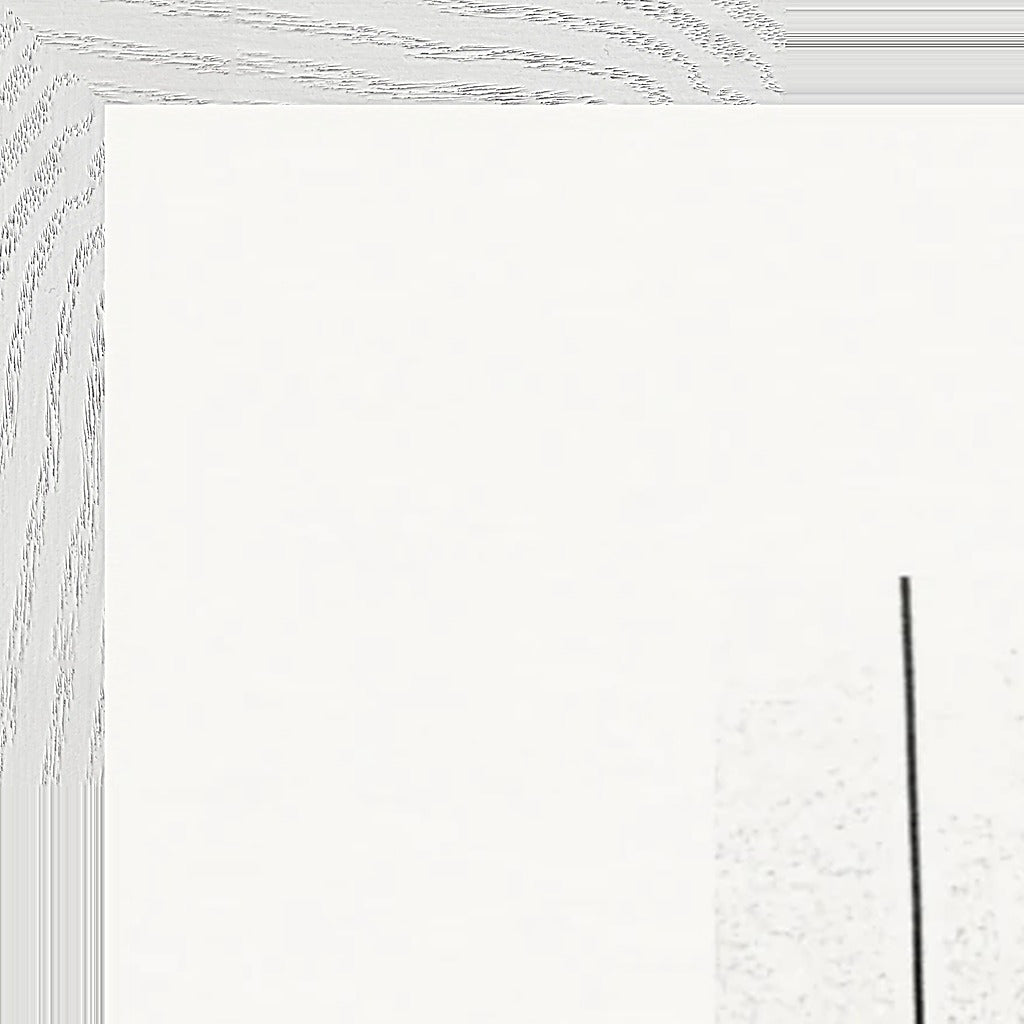 The Urban Matrix Framed print 70x100 cm / 28x40″ White frame corner detail