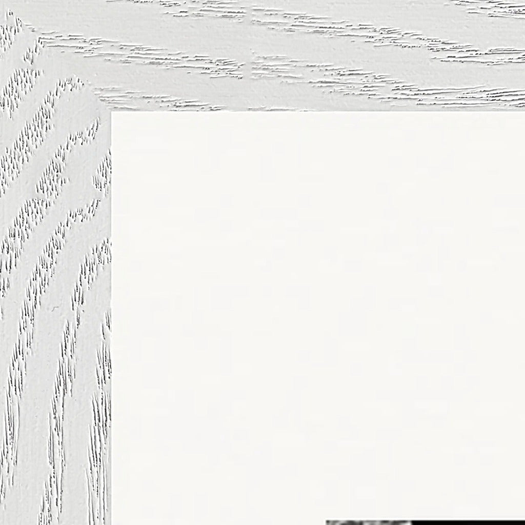 This is Where He Stood Framed print 70x100 cm / 28x40″ White frame corner detail