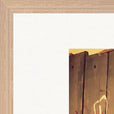 Blast Off Framed print 70x100 cm / 28x40″ Wood frame corner detail
