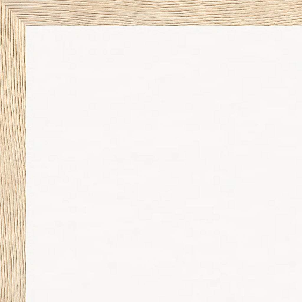 Around and Around Framed print 70x100 cm / 28x40″ Wood frame corner detail