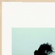 Misty Mind Framed print 70x100 cm / 28x40″ Wood frame corner detail