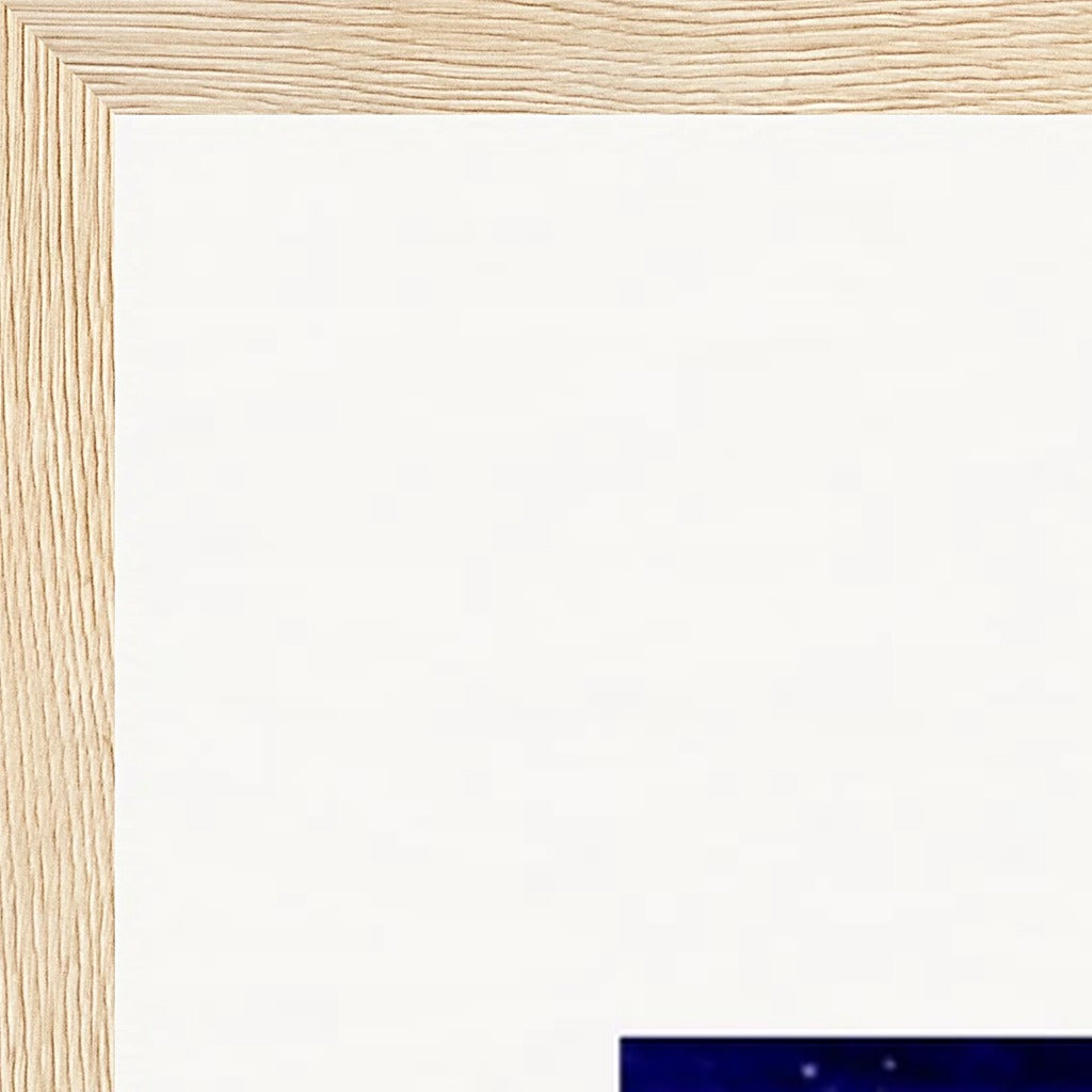 The Unwritten Path Framed print 70x100 cm / 28x40″ Wood frame corner detail