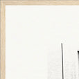 The Urban Matrix Framed print 70x100 cm / 28x40″ Wood frame corner detail