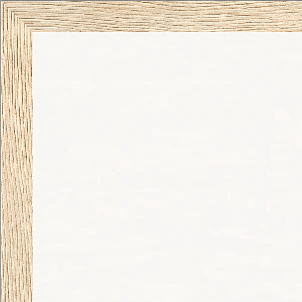 Bubbles and Sky Sticks Framed print 70x100 cm / 28x40″ Wood frame corner detail