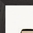 Hat On Framed print 70x70 cm / 28x28″ Black frame corner detail