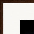 Have a Looksie Framed print 70x70 cm / 28x28″ Dark wood frame corner detail