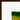 In the Eye Framed print 70x70 cm / 28x28″ Dark wood frame corner detail