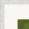 Emerald Storms Framed print 70x70 cm / 28x28″ White frame corner detail