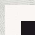 On the Road Framed print 70x70 cm / 28x28″ White frame corner detail