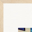 Wash It Framed print 70x70 cm / 28x28″ Wood frame corner detail