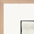 Ready to Fly Framed print 70x70 cm / 28x28″ Wood frame corner detail