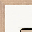 Hat On Framed print 70x70 cm / 28x28″ Wood frame corner detail