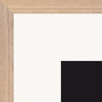 On the Road Framed print 70x70 cm / 28x28″ Wood frame corner detail
