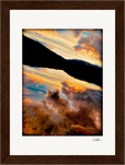 Cosmic Reflections Framed print 13x18 cm / 5x7″ Dark wood frame 49