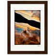 Cosmic Reflections Framed print 13x18 cm / 5x7″ Dark wood frame 49
